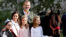 La Princesa de Asturias inaugura el mirador que lleva su título en los Lagos de Covadonga