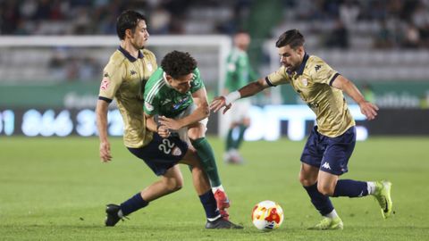 Imagen del partido de la primera vuelta entre navales y alcarre�os.