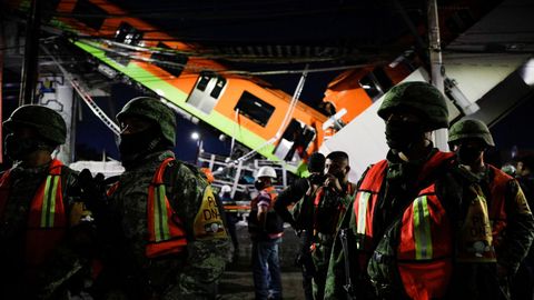 Derrumbe con v�ctimas en el metro de Ciudad de M�xico