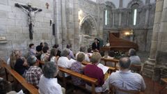 Concerto de fortepiano a cargo de Patricia Rejas nunha edici�n anterior do ciclo Sinfon�a no Mosteiro