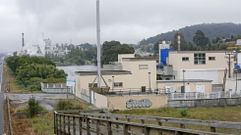 Depuradora de Os Praceres, que recibe las aguas residuales de Pontevedra, Mar�n y parte de Poio