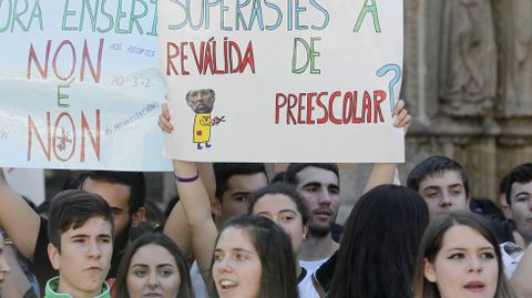Manifestaci�n en Santiago