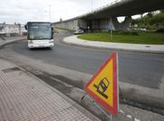 Aspecto de los trabajos ayer por la ma�ana. 