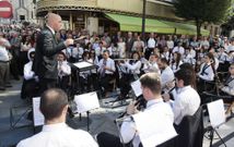 La Banda de Lal�n en su concierto en As Dores