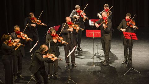 Fotografa de archivo de una actuacin de la Orquestra de Cmara Galega., que el da 18 toca en Monforte