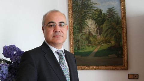 Pablo Llarena, en el Pazo de Mari��n en el 2013