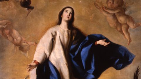 Detalle de la Inmaculada de Cabezalero