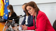 La directora de Augas, Teresa Guti�rrez, compareci� este viernes en el Parlamento de Galicia