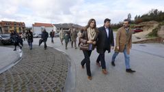 Inauguraci�n, d�as atr�s, de la calle Herminia Fari�a, muy pr�xima al futuro aparcamiento.