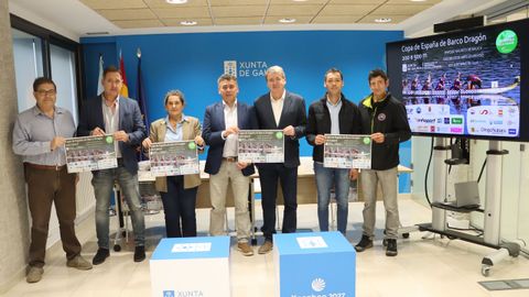 Momento de la presentaci�n de la cita nacional con el Barco Drag�n