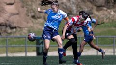 Aldarita, con el brazalete de capitana de las azules