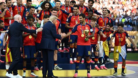 Infantino intenta apartar a Trump