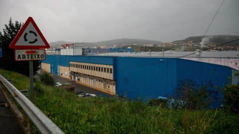 Instalaciones de Nova Pescanova en el polígono de Sabón, del que se trasladará a Morás.