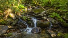 Saltos de agua en el Ro Cambeda, en Vimianzo