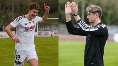 Iker, celebrando un gol, e Iv�n, dando instrucciones desde la banda, comparten genes y vestuario.