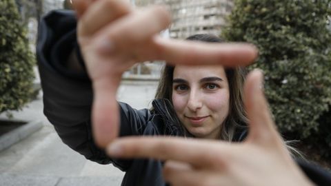 Estela Fieiro, en el parque de San Lzaro