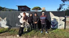 Miembros de la protectora de animales Baisempulgas y�t�cnicas de la Fundaci�n �rguete-Integraci�n