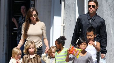 La familia al completo en una imagen de archivo.