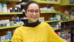 Sahila Rell�n tiene una parafarmacia en Ponteceso