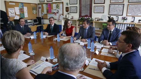 La reina Letizia y el presidente del Principado