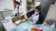 Vacunaci�n a poblaci�n de entre 50 y 55 a�os el pasado fin de semana en A Malata