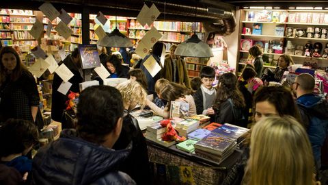 Evento de Harry Potter celebrado en la librería Santos Ochoa en el año 2018. 