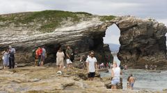 Imagen de archivo de la Praia das Catedrais.