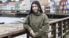 Carla Parada, en su Mugardos natal.