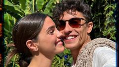 Gemma Pinto y Marc M�rquez.La influencer Gemma Pinto y Marc M�rquez, piloto de MotoGP
