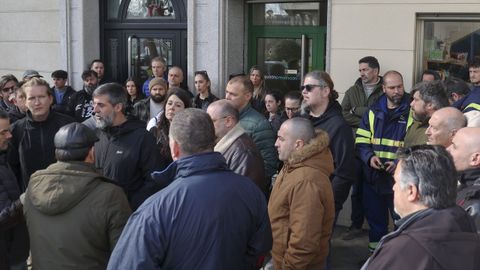 Concentraci�n de los trabajadores de Quir�n Prevenci�n