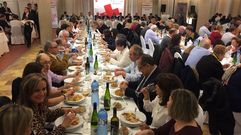 Las im�genes de una noche solidaria en Sarria