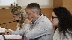 Imagen de archivo de parte del grupo socialista en el pleno de Viveiro