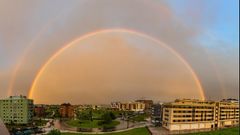 El arco iris en Oviedo