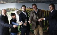 Besteiro y los candidatos estuvieron en la cooperativa. 
