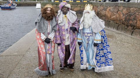 Llegada de los Reyes Magos a Camari�as por mar en enero de este�2025