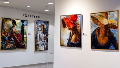 La sala de exposiciones del Centro Comercial Arousa muestra hasta el 30 de junio la obra de Menchu Abril