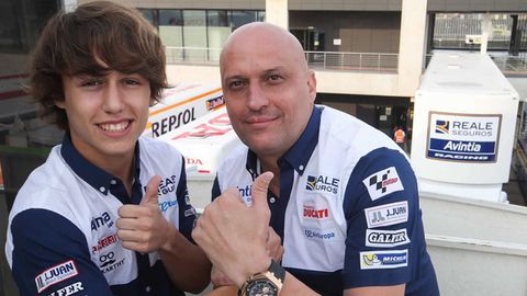Andreas P�rez y Ra�l Romero, director del equipo Reale Avintia