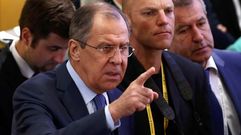 Sergei Lavrov, el ministro ruso de Exterioes, en la conferencia de seguridad de M�nich