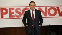 Jacobo Gonz�lez Robato, durante la junta general de accionistas de Nueva Pescanova
