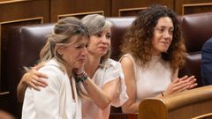 Yolanda Daz se emociona cuando Snchez recuerda a su padre, fallecido hace unas horas