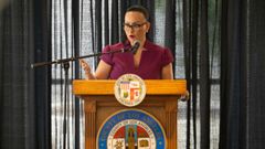 La concejal de Los �ngeles Nury Mart�nez 