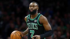 Jaylen Brown.Jaylen Brown, jugador de los Boston Celtics, en un partido de NBA