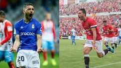 Rocha en sus etapas de Real Oviedo y N�stic