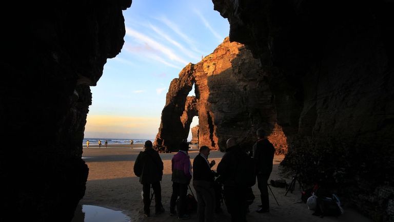 As Catedrais, en Ribadeo, espectacular, declarada monumento natural