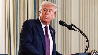 El presidente de EE.UU., Donald Trump, en la Casa Blanca