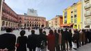 Concentracin por el infanticidio de El Llano en la plaza Mayor de Gijn