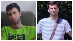 El joven llevaba la misma camiseta que en�la fotograf�a de la izquierda