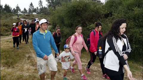 Andaina solidaria Congalsa POR EL MONTE DE A CUROTA