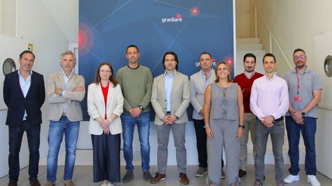 Profesionales de las tres compa��as participaron en la presentaci�n del proyecto, acto en el que tambi�n estuvo la directora de la Axencia Galega de Innovaci�n,�Carmen Cotelo