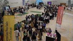 Imagen de la jornada de bienvenida a los nuevos matriculados en el campus de Ourense